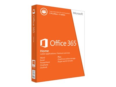 Year 1 365 Office 6GQ-00241 Microsoft Home Pack