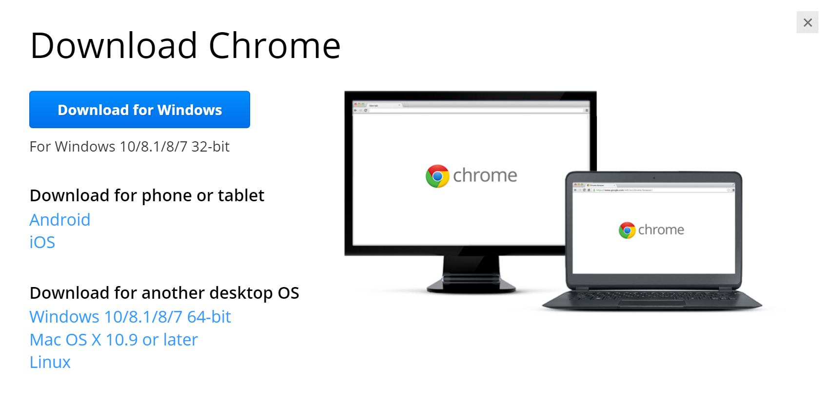 chrome ended support for mac os