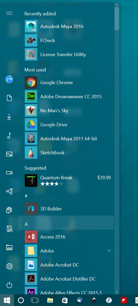 mdt customize windows 10 start menu