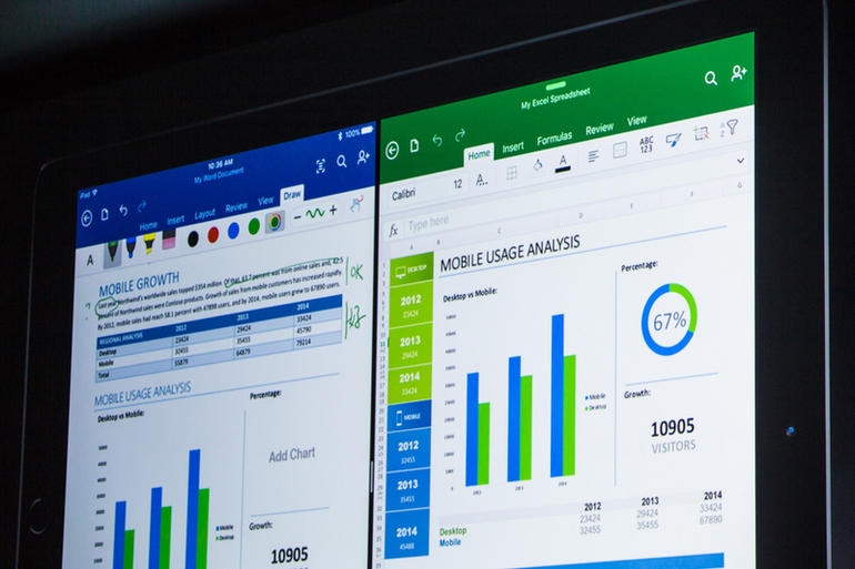 microsoft office on ipad pro 12.9