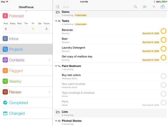 ipad pro omnifocus