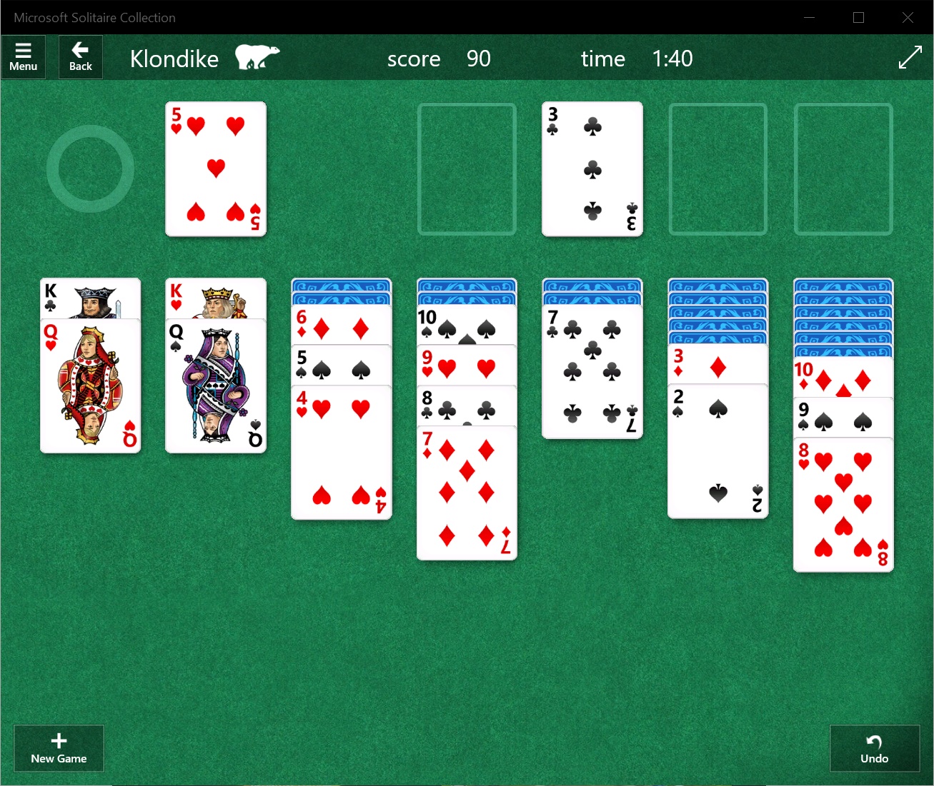 microsoft solitaire collection klondike 12/22/18