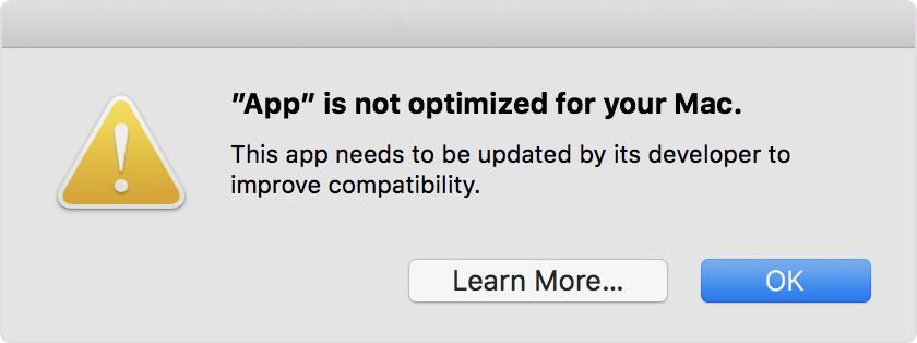 It’s the end of 32 bit apps on Apple Macs: time to get on with the program.