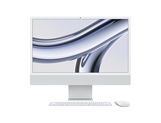 24-inch iMac With Retina 4.5k Display M3 8-Core CPU 10-Core GPU 256GB SSD Silver Apple all in one, apple pc, apple imac, imac, apple tv screen, apple monitor, apple computer