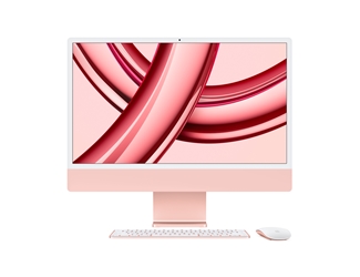 24-inch iMac With Retina 4.5k Display M3 8-Core CPU 8-Core GPU 256GB SSD Pink Apple all in one, apple pc, apple imac, imac, apple tv screen, apple monitor, apple computer