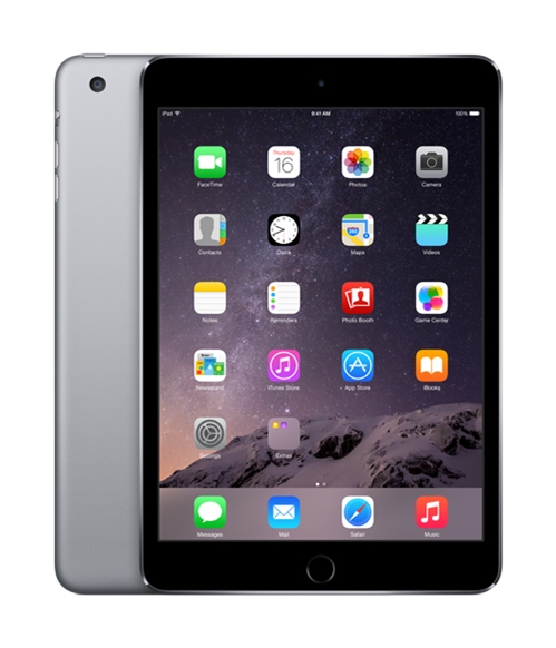 Apple iPad Mini 3 Wi-Fi 64GB Space Gray MGGQ2LL/A